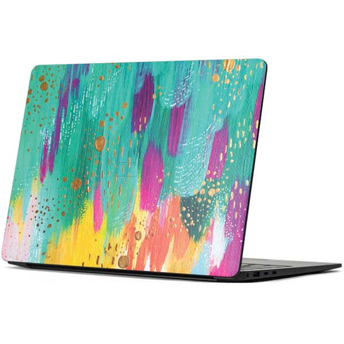 Turquoise Brush Stroke by Etta Vee Surface Laptop 7 13.8in Skin